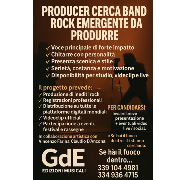 Inediti rock in cerca di band